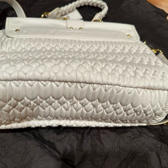 Big Buddha bag/White Satchel/16”x10”x5.5” - Picture 4 of 11